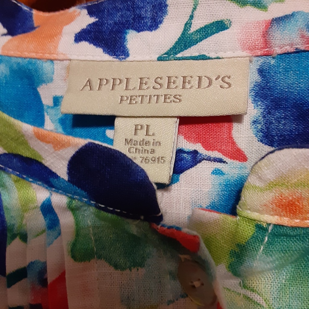 Appleseed's Floral Button Down Top - image 3